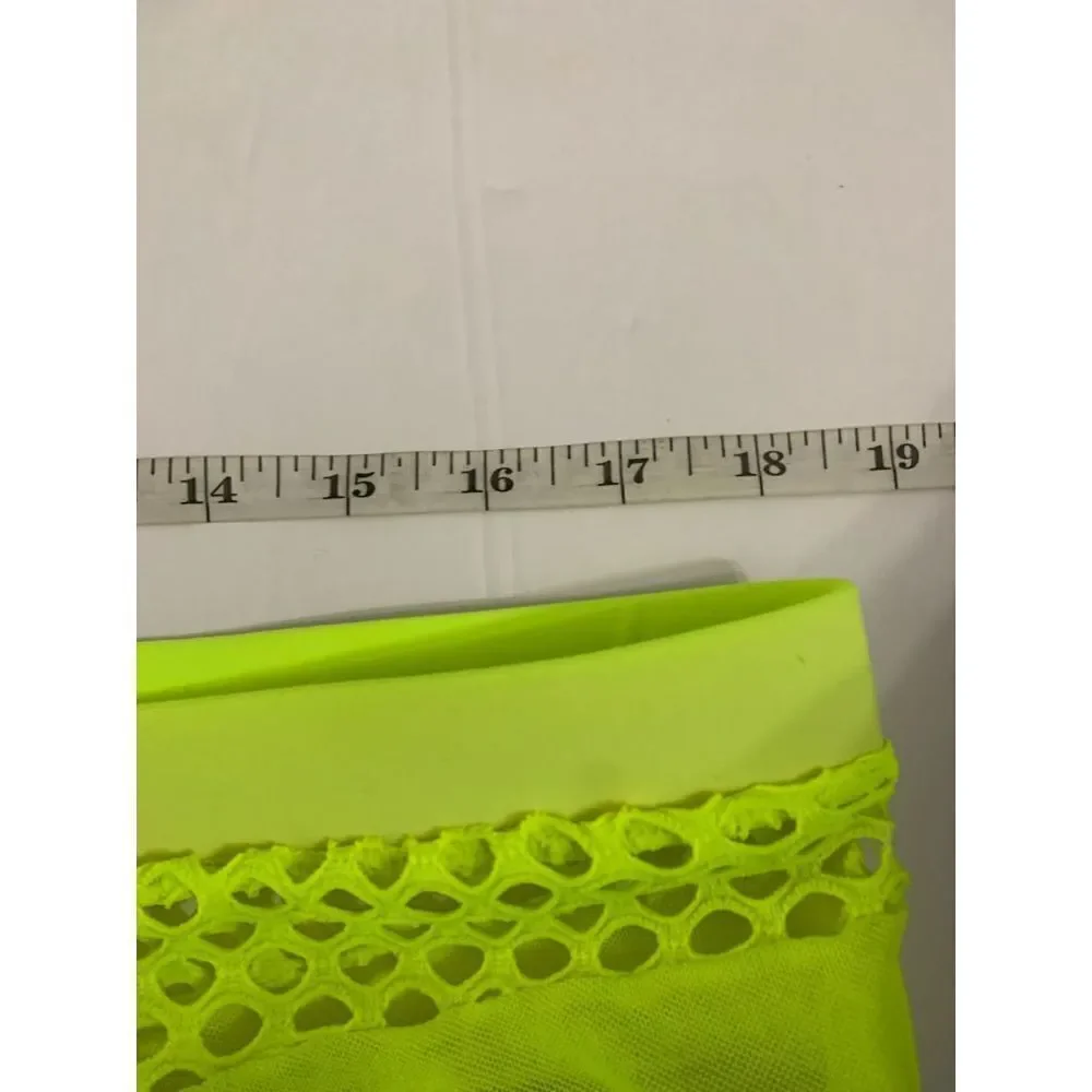 Neon Green Plus Size Bikini Bottoms